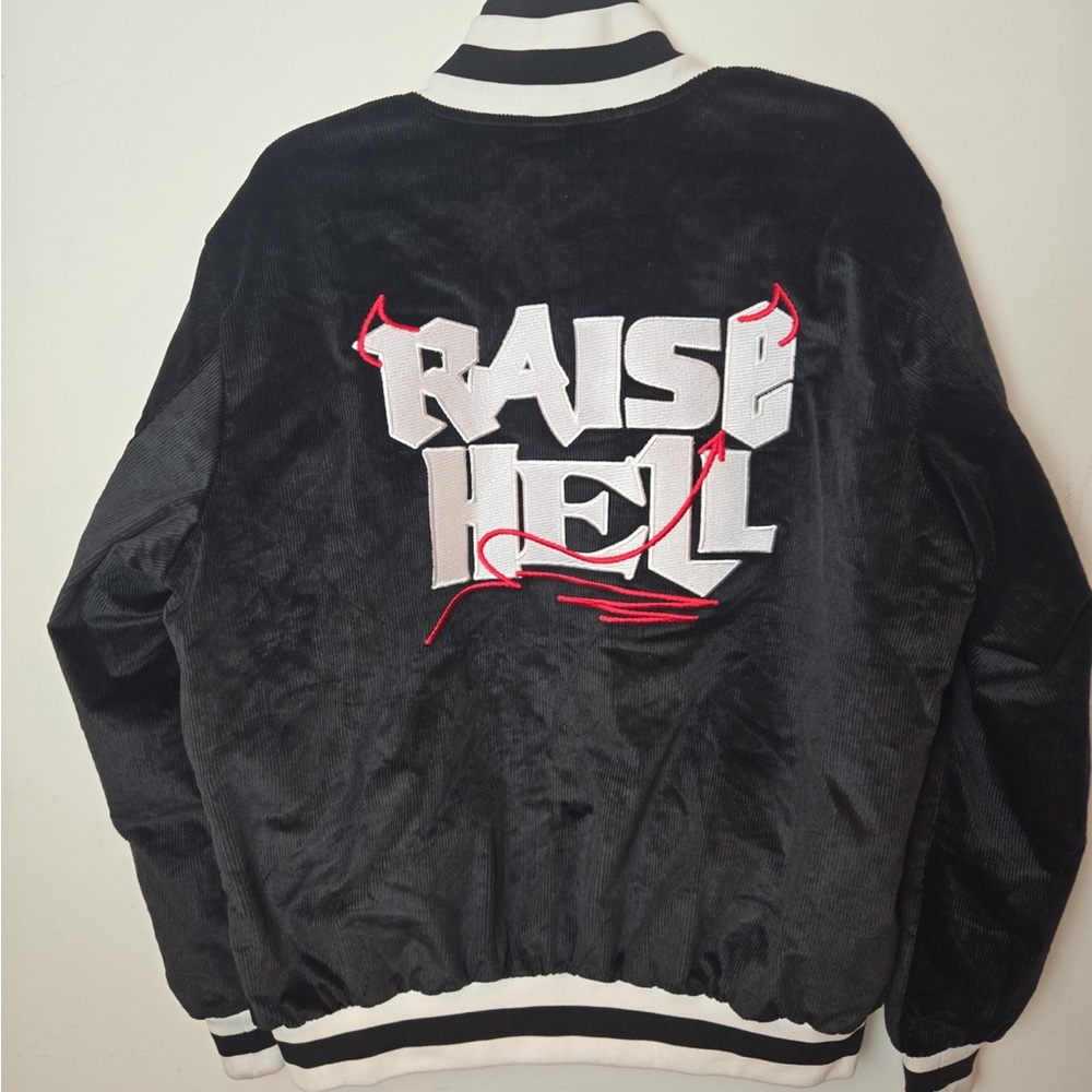 New Jersey Devils Raise Hell Men's Corduroy Jacket Medium - Picture 5 of 6
